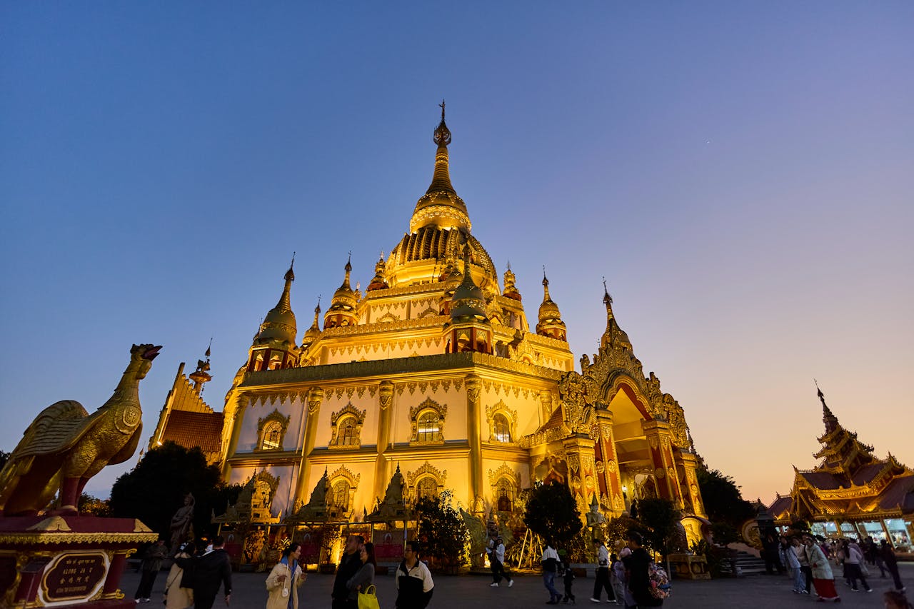 Myanmar corporate training venue—Yangon skyline with Shwedagon Pagoda